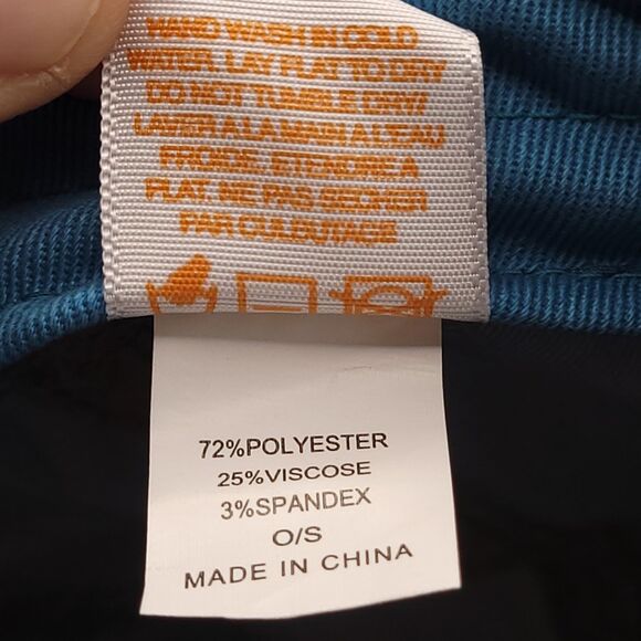 Pistil Hat Men Women Sky Blue Striped Casual Cap Newsboys Cadet Fiddler VGUC - Picture 9 of 9